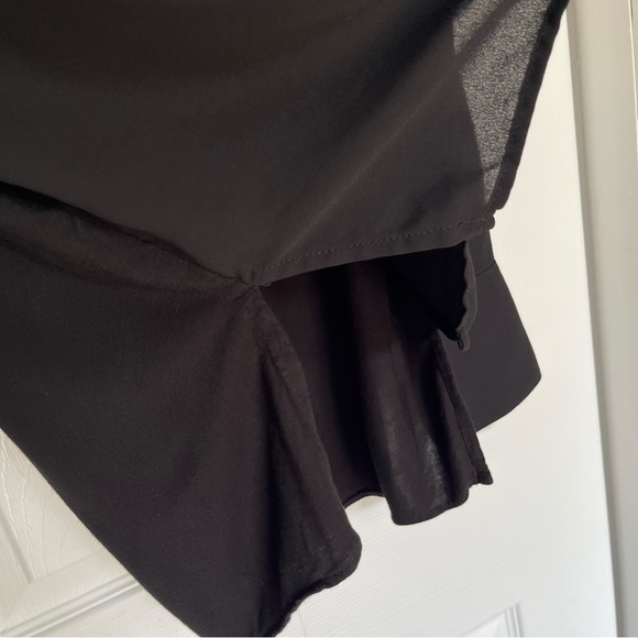 LOFT Women Black Long Sleeve Blouse Small - Picture 7 of 15